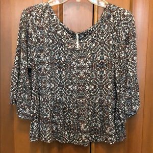 Free people boho sleeve top